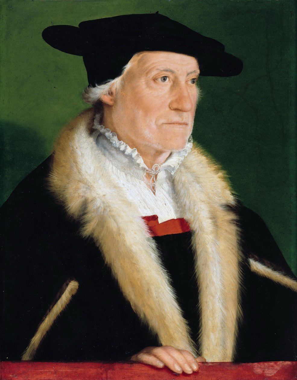 Sebastian Münster kozmográfus portréja 1489-1552, c. 1550 alkotó: Christoph Amberger