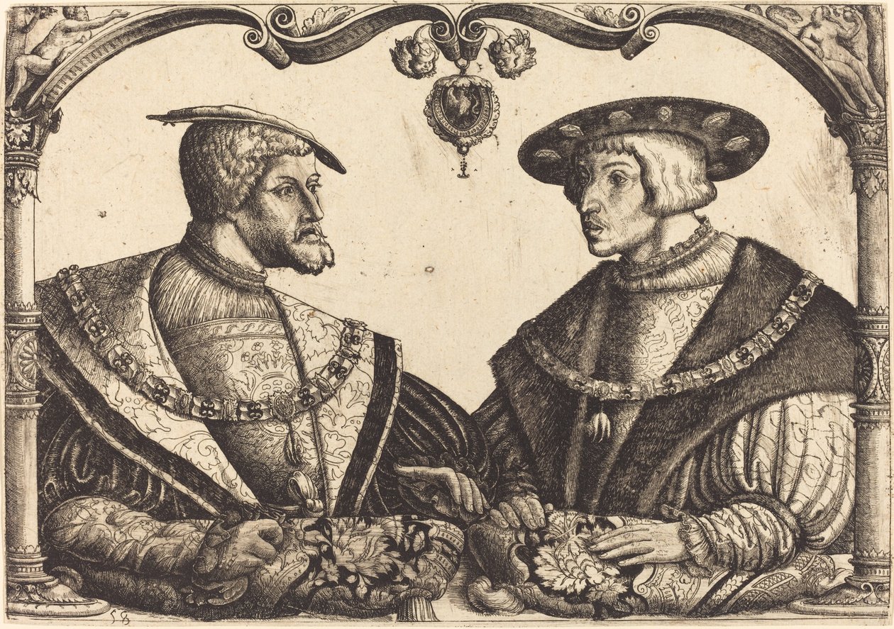 V. Károly és I. Ferdinánd császár alkotó: Christoph Bockstorfer