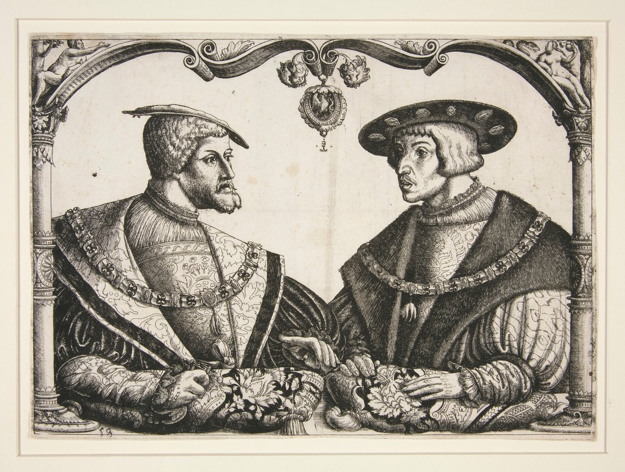 V. Károly és I. Ferdinánd császár alkotó: Christoph Bockstorffer