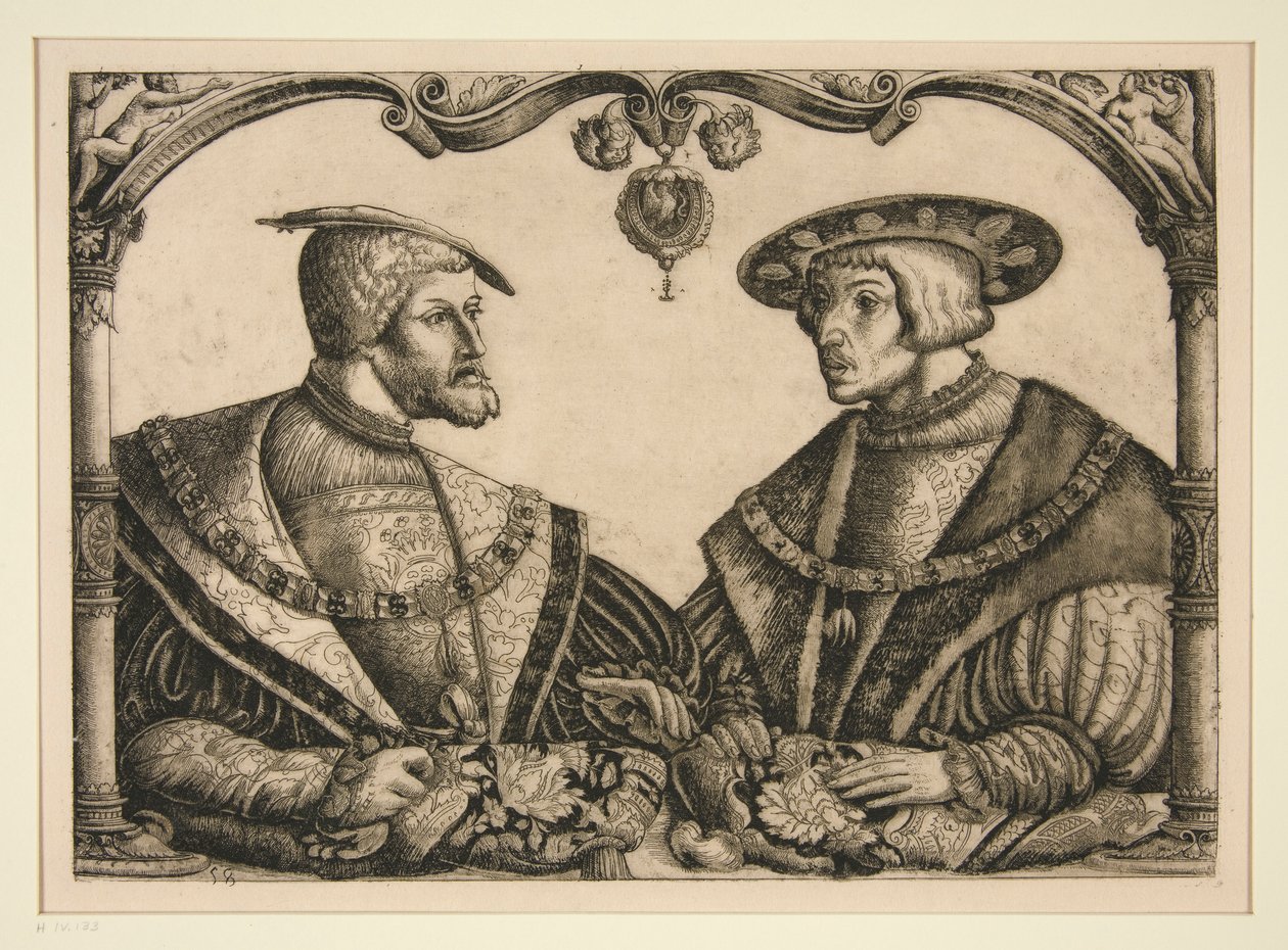 V. Károly és I. Ferdinánd császár alkotó: Christoph Bockstorffer