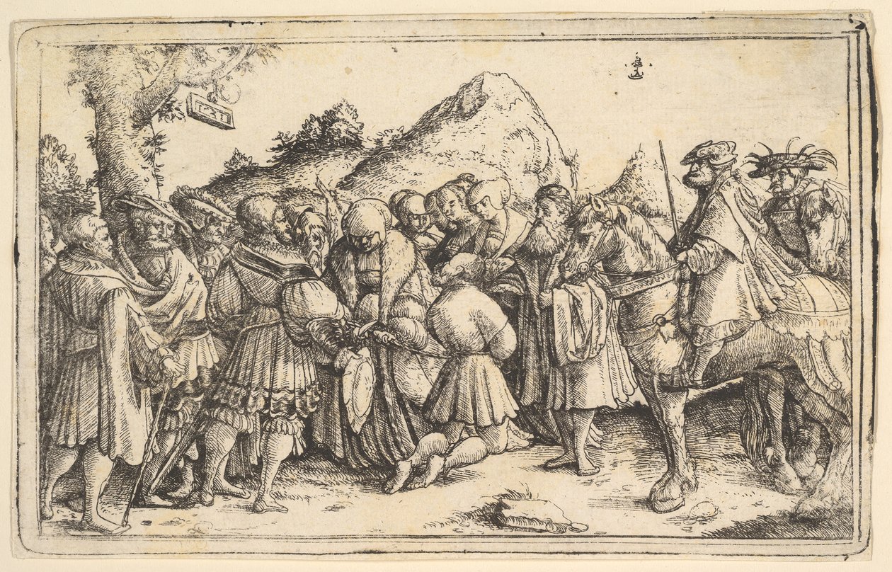 Egy bűnöző kegyelme, 1531. alkotó: Christoph Bockstorffer