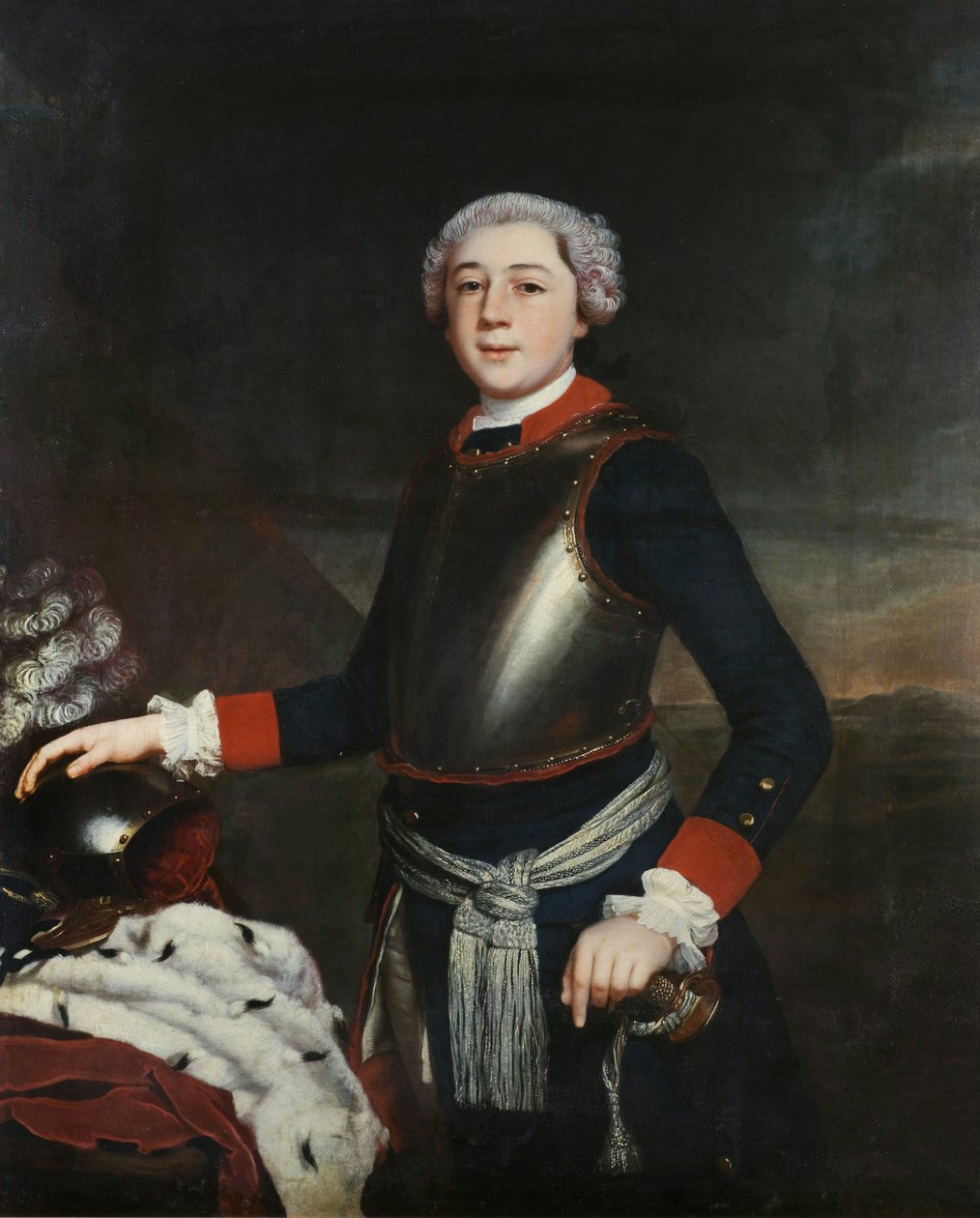 Leopold Friedrich Franz v. Anhalt-Dessau fiatal korában alkotó: Christoph Friedrich Reinhold Lisiewski