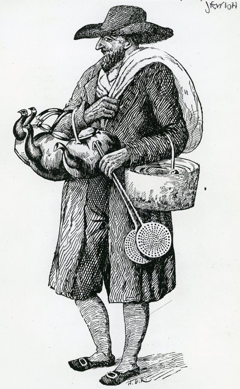Hamburgi zsidó Hawker, XVIII. század alkotó: Christoph Suhr