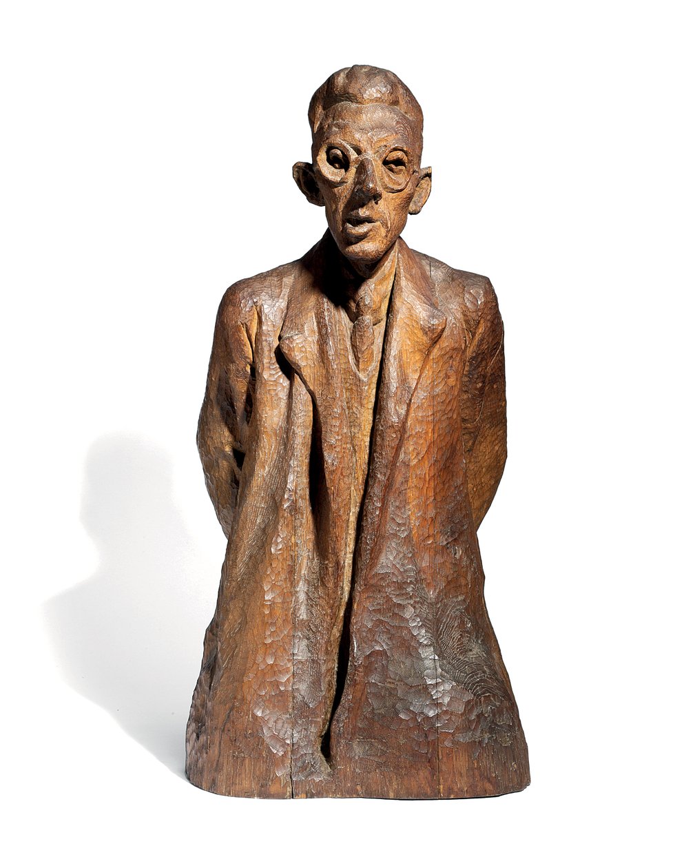 Arthur Binz kritikus portréja, 1926 körül (tölgyfa) alkotó: Christoph Voll
