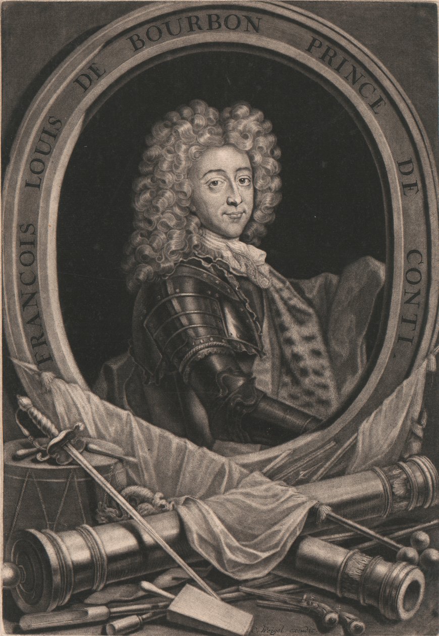 Francois Louis De Bourbon, Conti hercege alkotó: Christoph Weigel