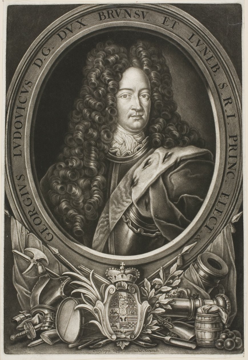Georg Ludwig, Braunschweig hercege alkotó: Christoph Weigel