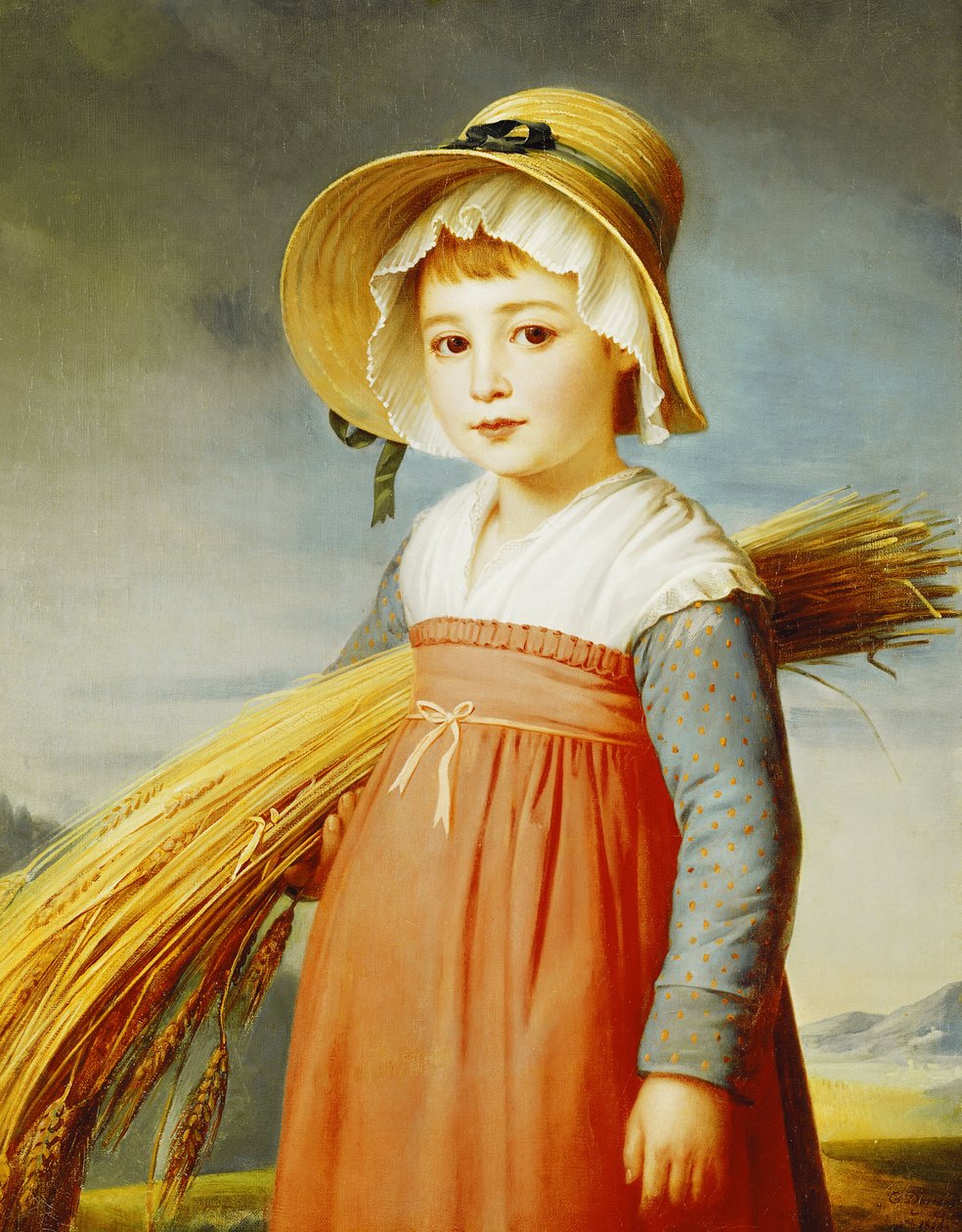 A kis Gleaner, 1824 alkotó: Christophe Thomas Degeorge