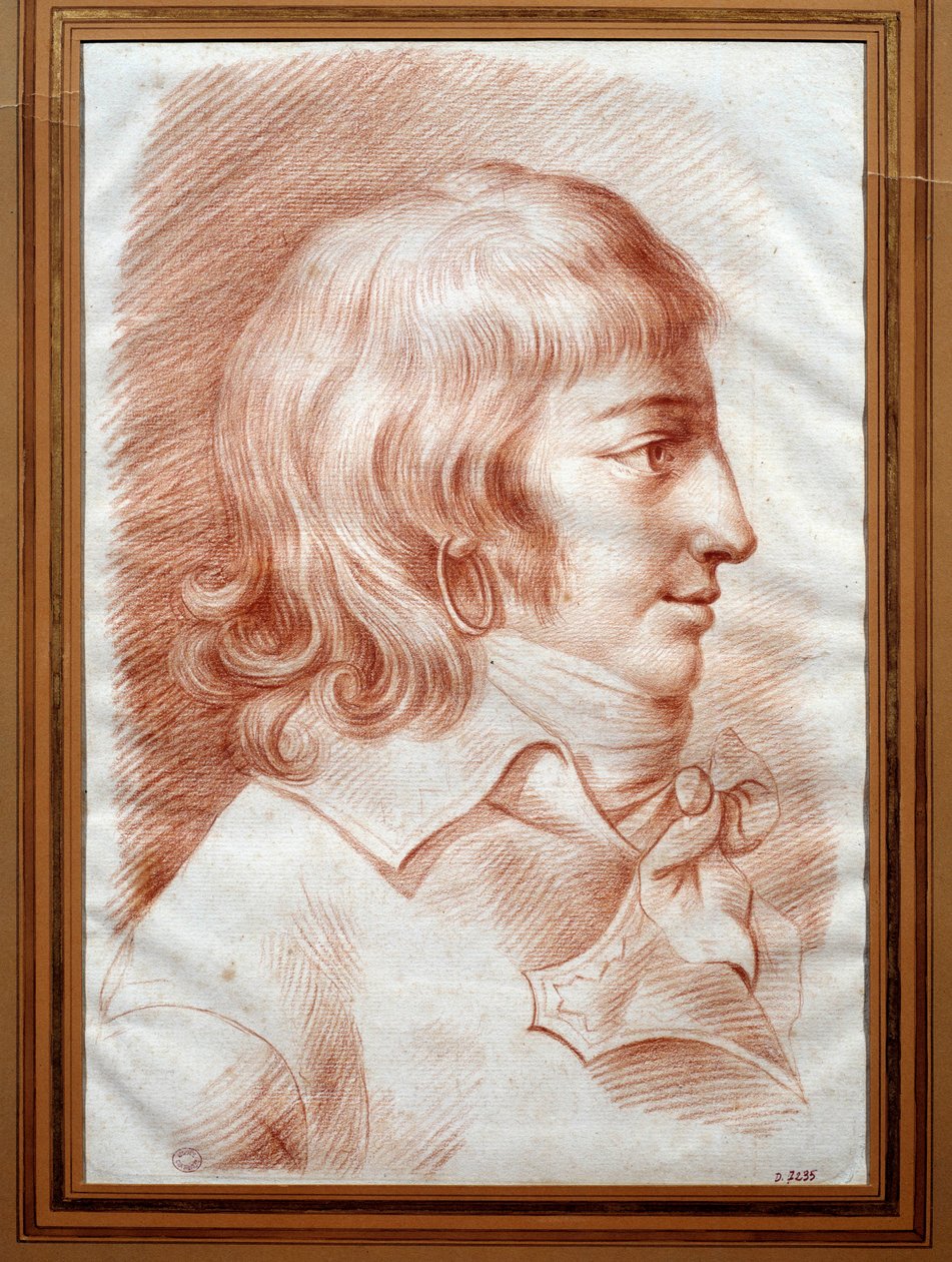 Louis de Saint-Just portréja (Saint-Just alkotó: Christophe Guerin