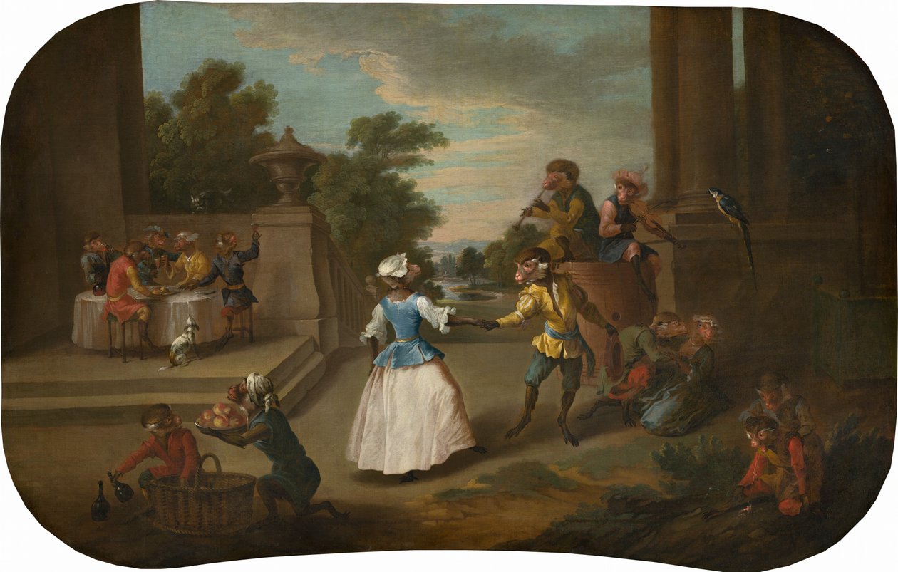 Fehérnemű: 1739 körül (olaj, vászon). alkotó: Christophe Huet