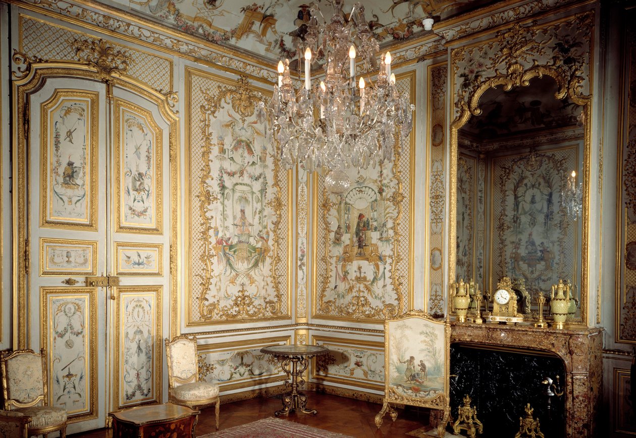 Kilátás a majmok kabinetjére vagy a „La Grande Singerie”-re, Christophe Huet (1700-1759) 1737 Chantilly, Musee Conde alkotó: Christophe Huet