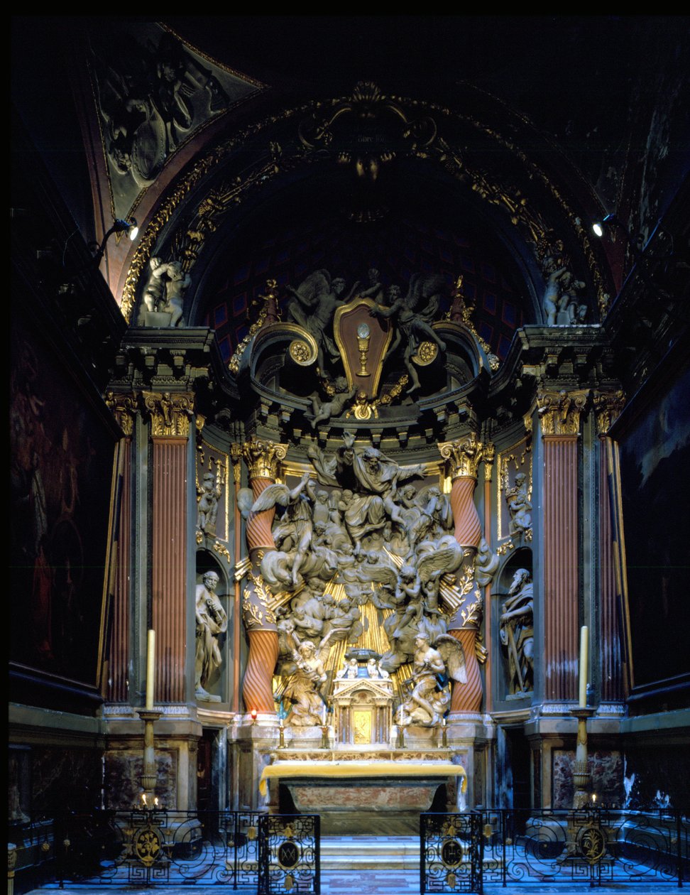 A Corpus Domini kápolna oltárképe - Cathedrale Sainte Marie Majeure, Toulon alkotó: Christophe Veyrier