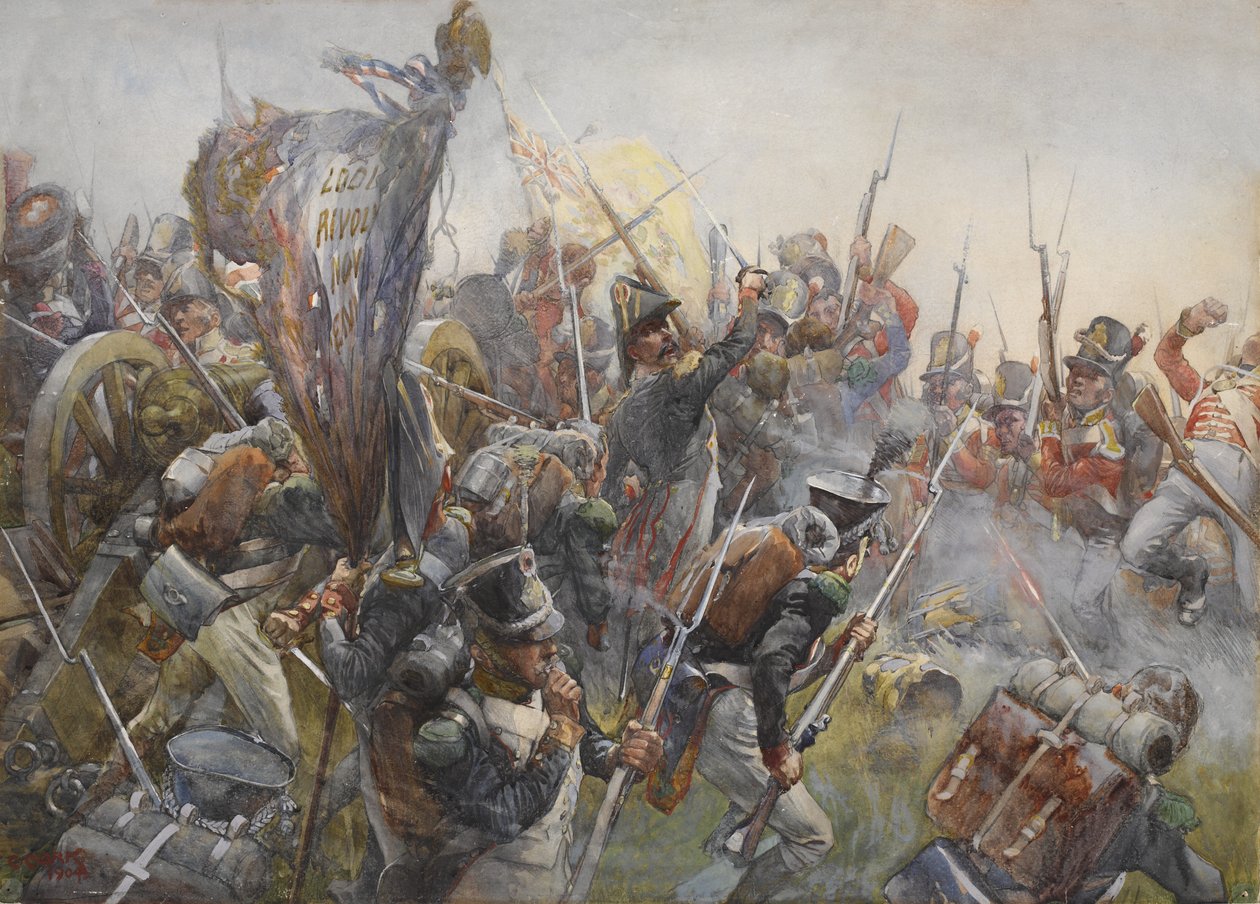 A 88. láb a salamancai csatában, 1812, 1904 alkotó: Christopher Clark