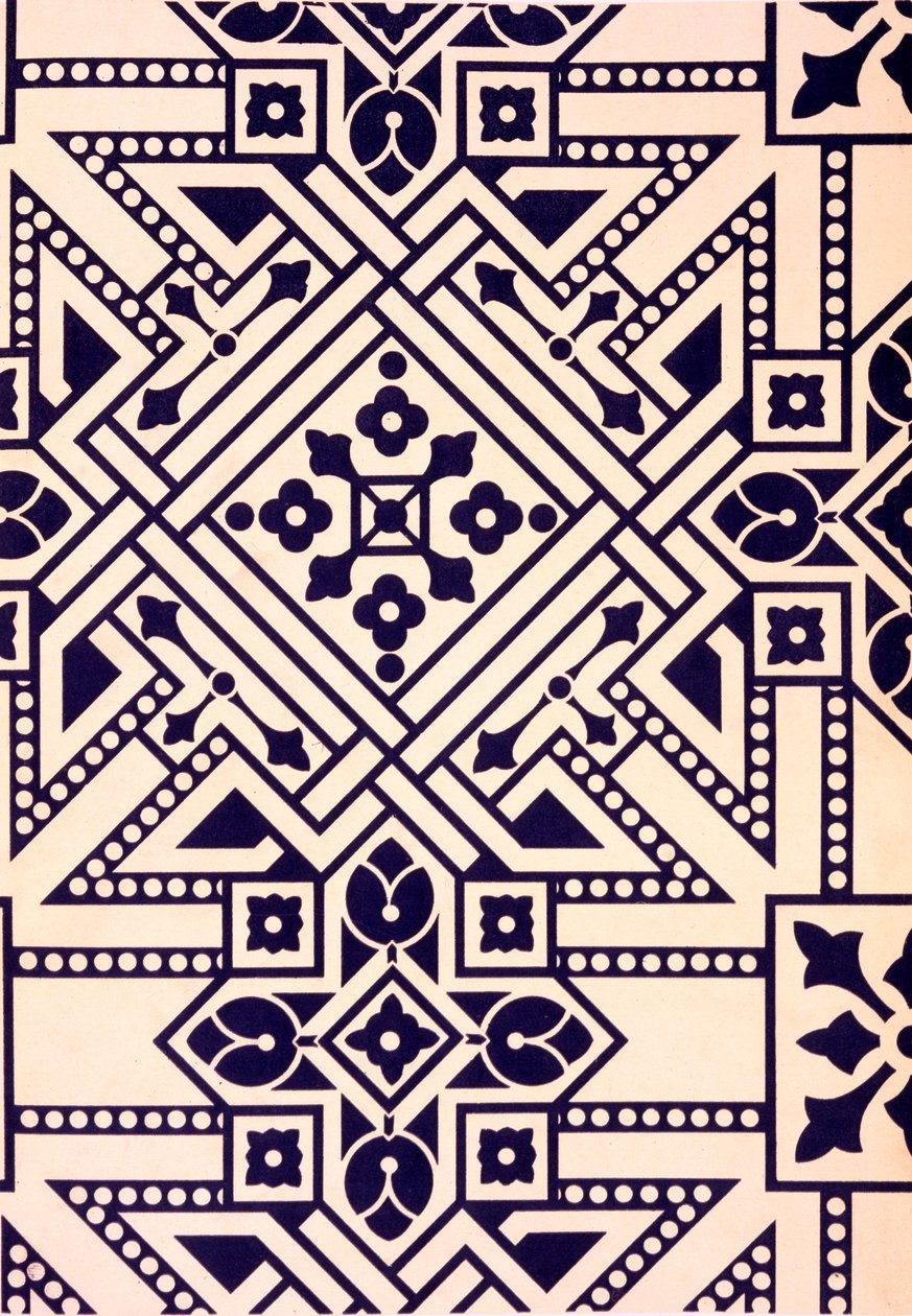 Illusztráció Christopher Dresser „Studies in Design” című könyvéből, amelyet 1876-ban adtak ki alkotó: Christopher Dresser