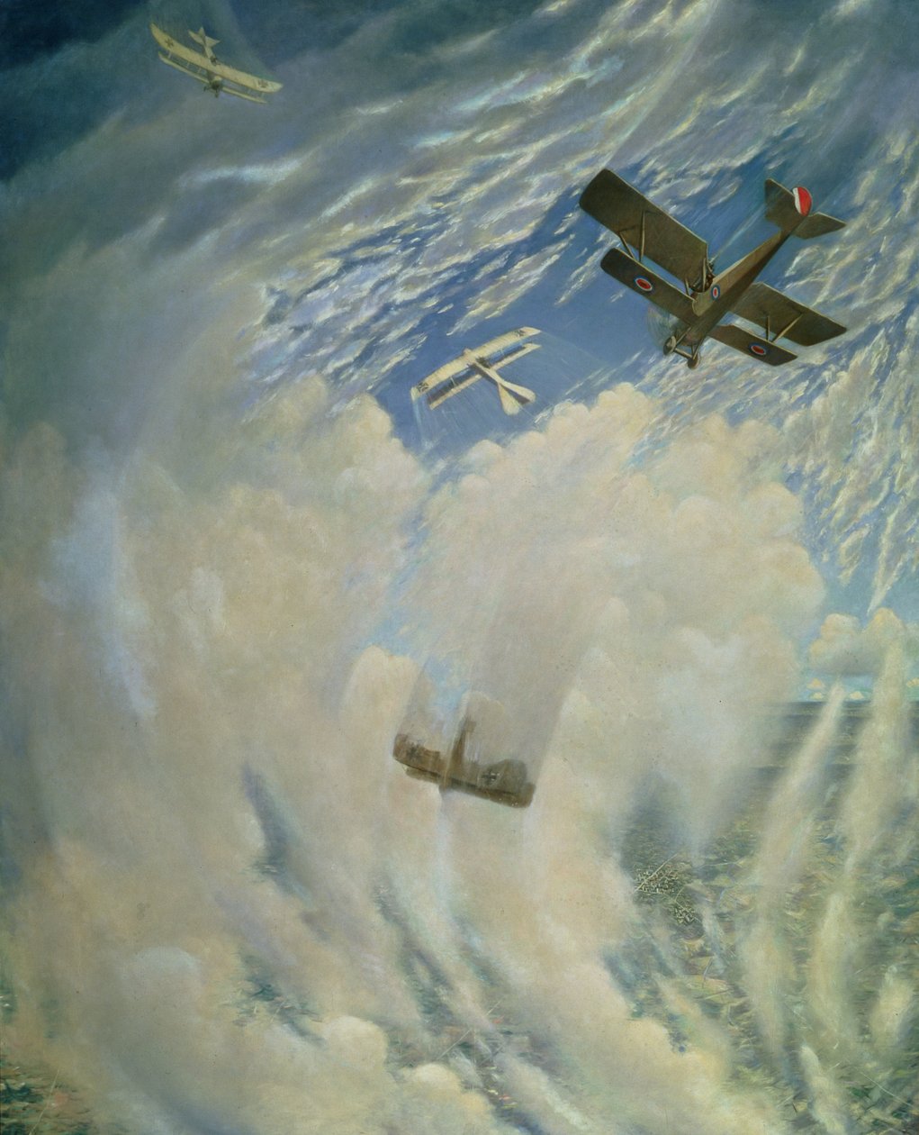 Háború a levegőben, 1918 alkotó: Christopher Richard Wynne Nevinson