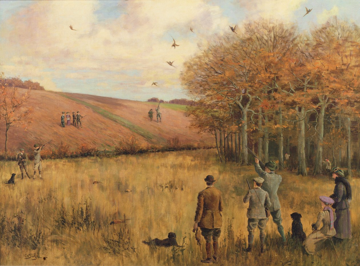 Fácánlövés alkotó: Christopher William Strange