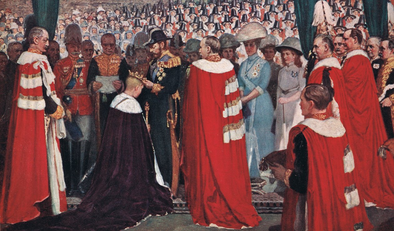 The Investiture of the Prince of Wales, 1915 körül alkotó: Christopher Williams