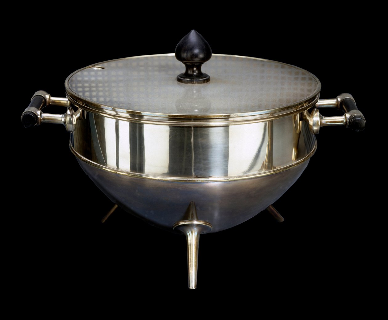 Argenterie: ezüst fém sóhaj és ebene, Christopher Dresser (1834-1904) 1880 körül Párizs, musee d