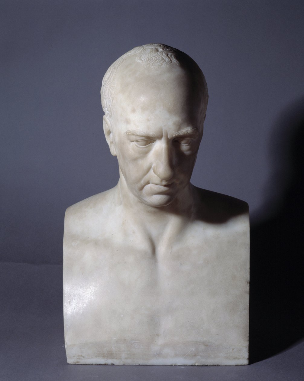 Gavin Hamilton (1723-1798) skót festőt ábrázoló mellszobor alkotó: Christopher Hewetson