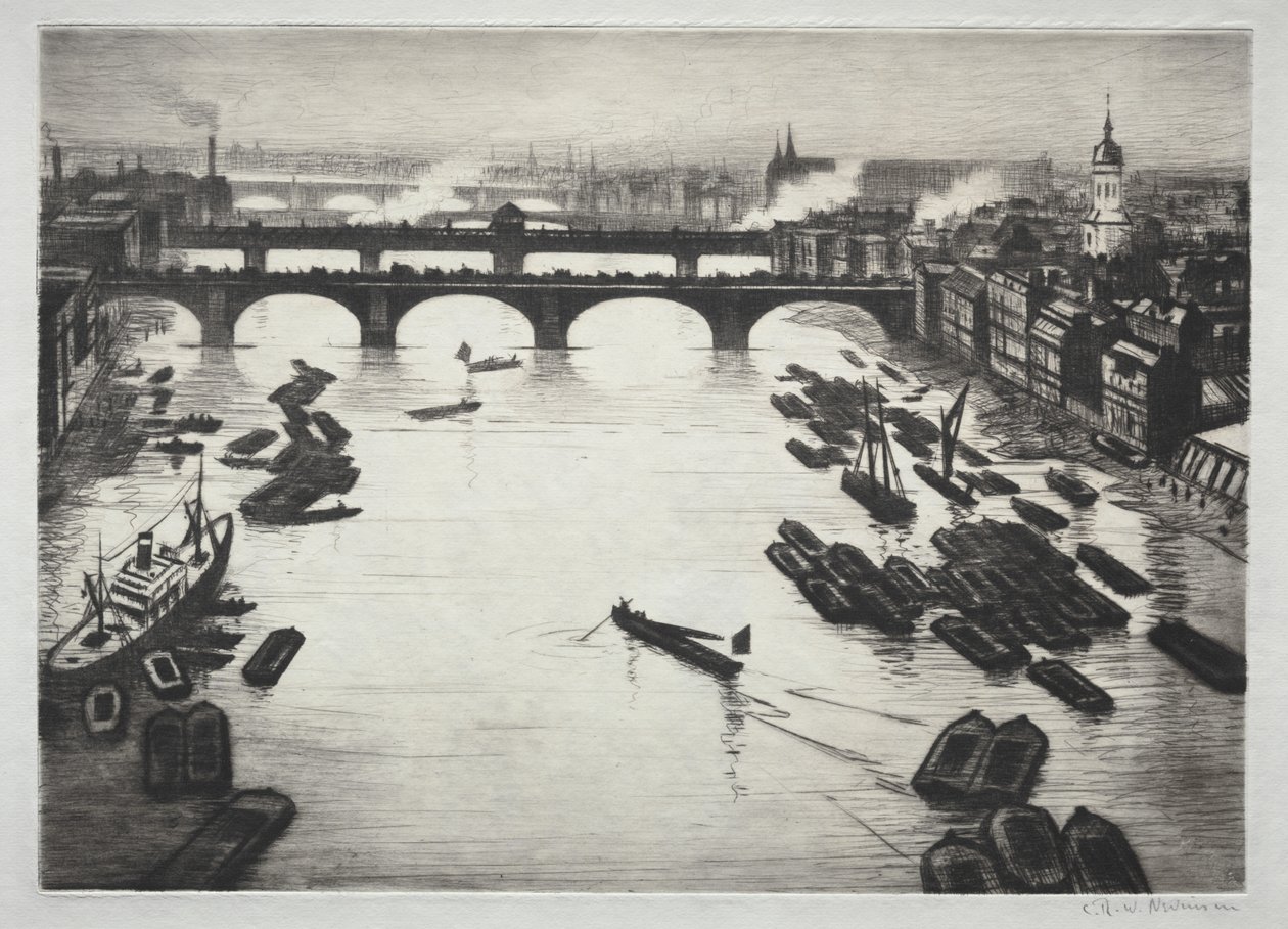 London Bridges alkotó: Christopher Richard Wynne Nevinson