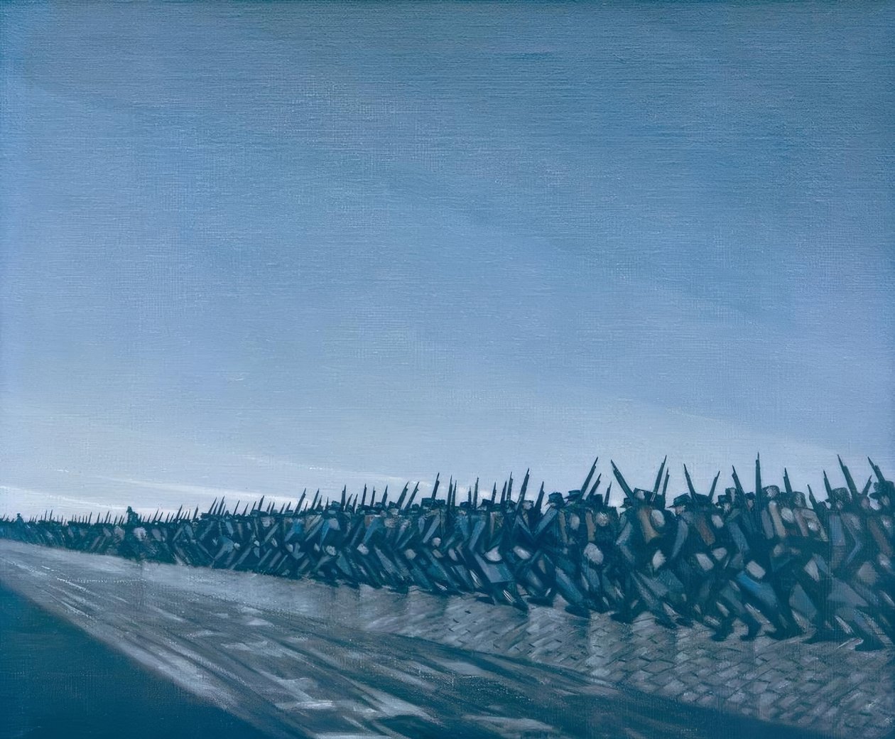 A márciusi rovat alkotó: Christopher Richard Wynne Nevinson