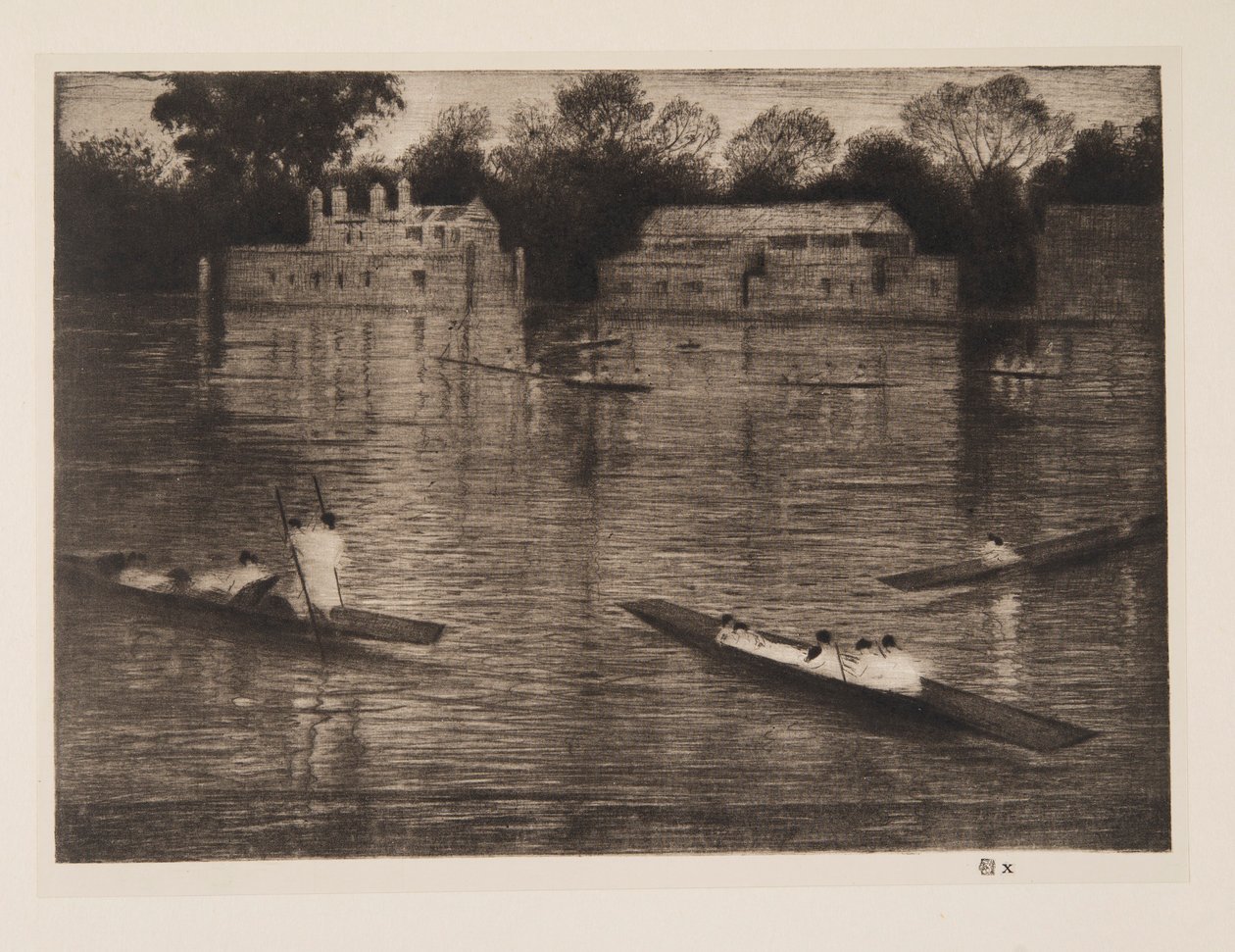 Vasárnap este, kocsma. 1926. alkotó: Christopher Richard Wynne Nevinson
