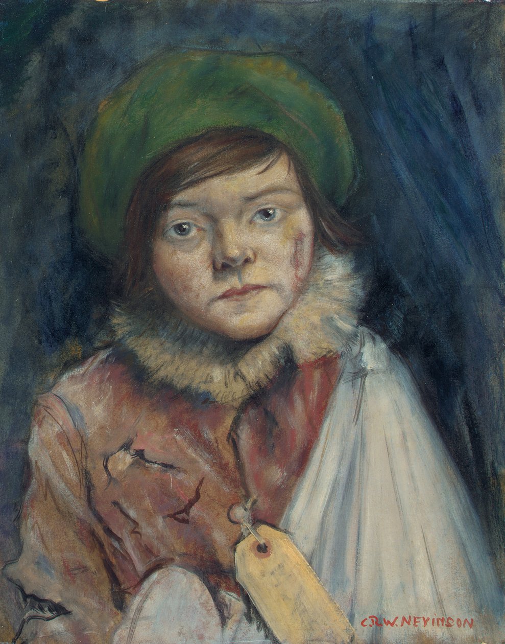 Camden Town Kid, vagy Cockney Stoic, 1940 alkotó: Christopher Richard Wynne Nevinson