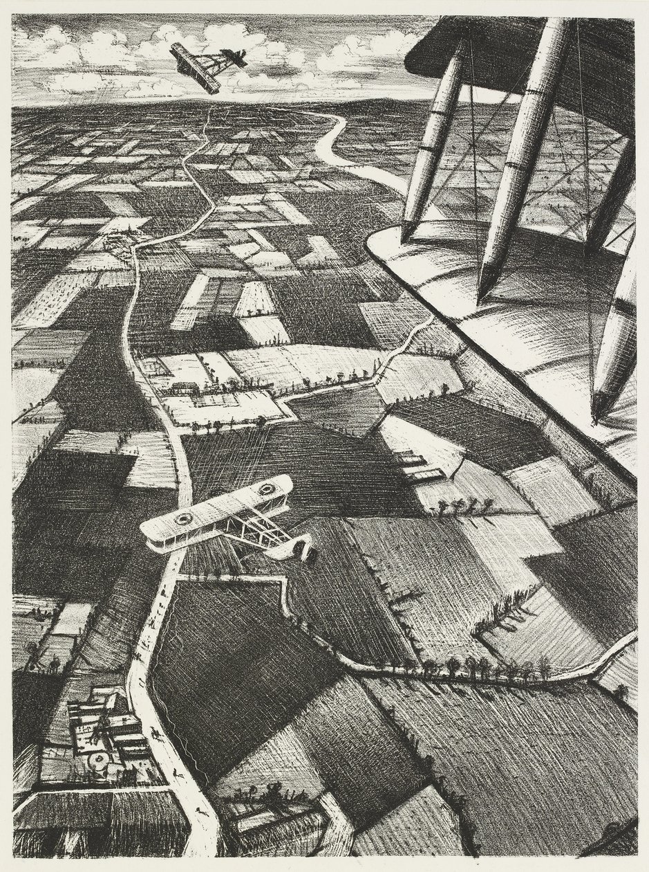 A levegőben, 1917 alkotó: Christopher Richard Wynne Nevinson