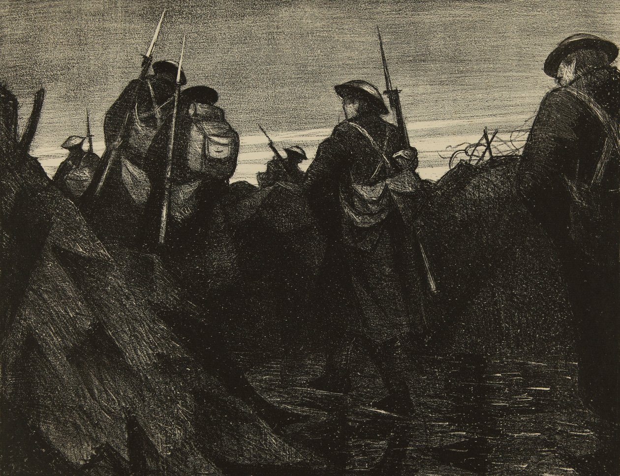 Könnyebbülések hajnalban alkotó: Christopher Richard Wynne Nevinson