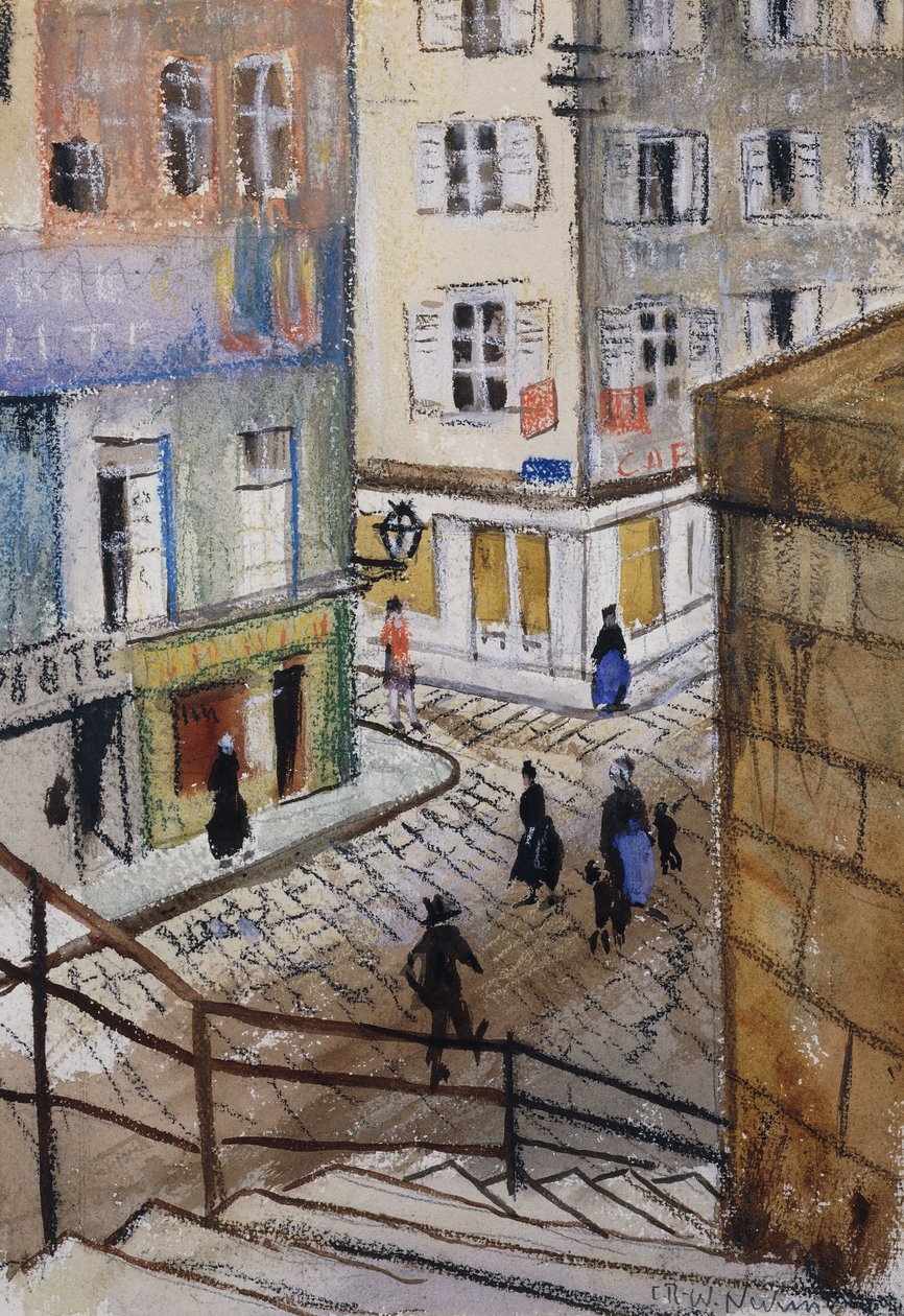 Utca. Kis, alkotó: Christopher Richard Wynne Nevinson