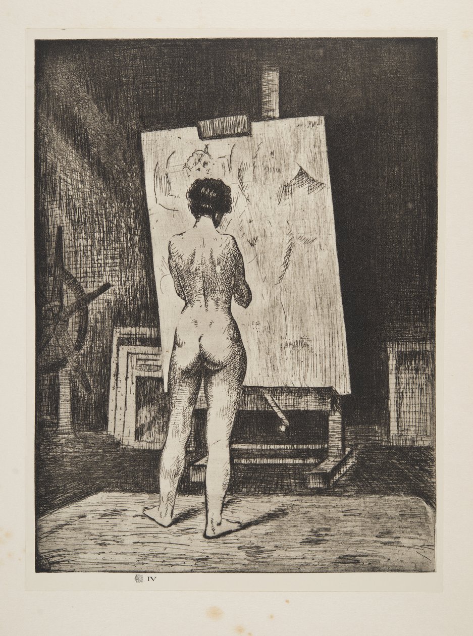 The Connoisseur, kiadó 1922 (metszet) alkotó: Christopher Richard Wynne Nevinson