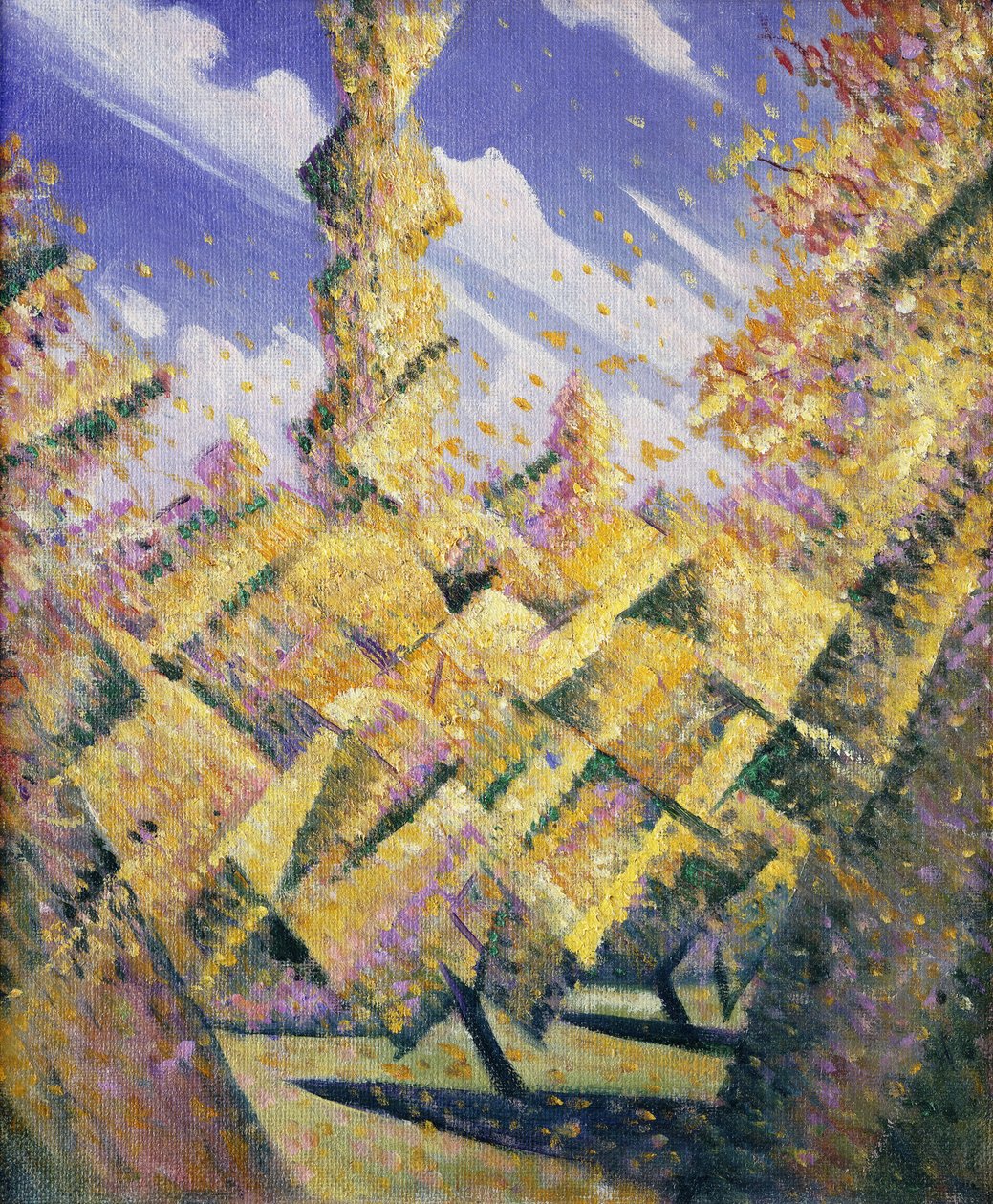 A négy évszak: ősz, 1919 körül alkotó: Christopher Richard Wynne Nevinson