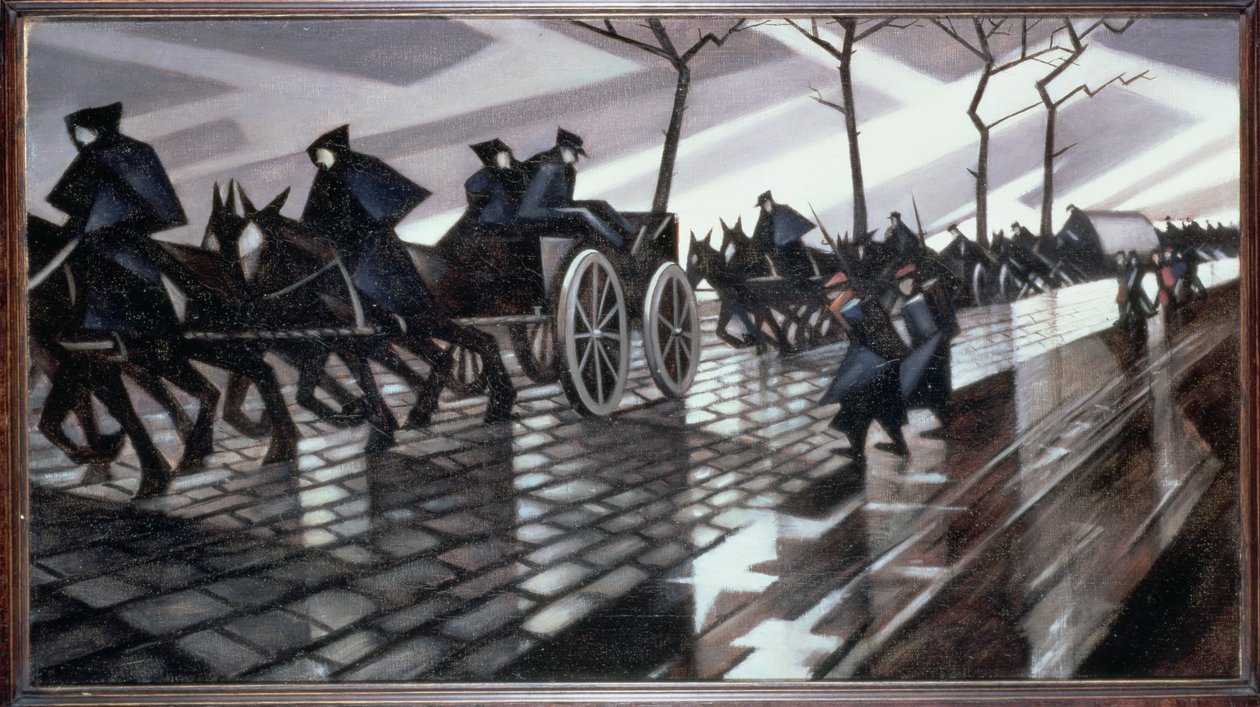 Az út Ypres-be alkotó: Christopher Richard Wynne Nevinson