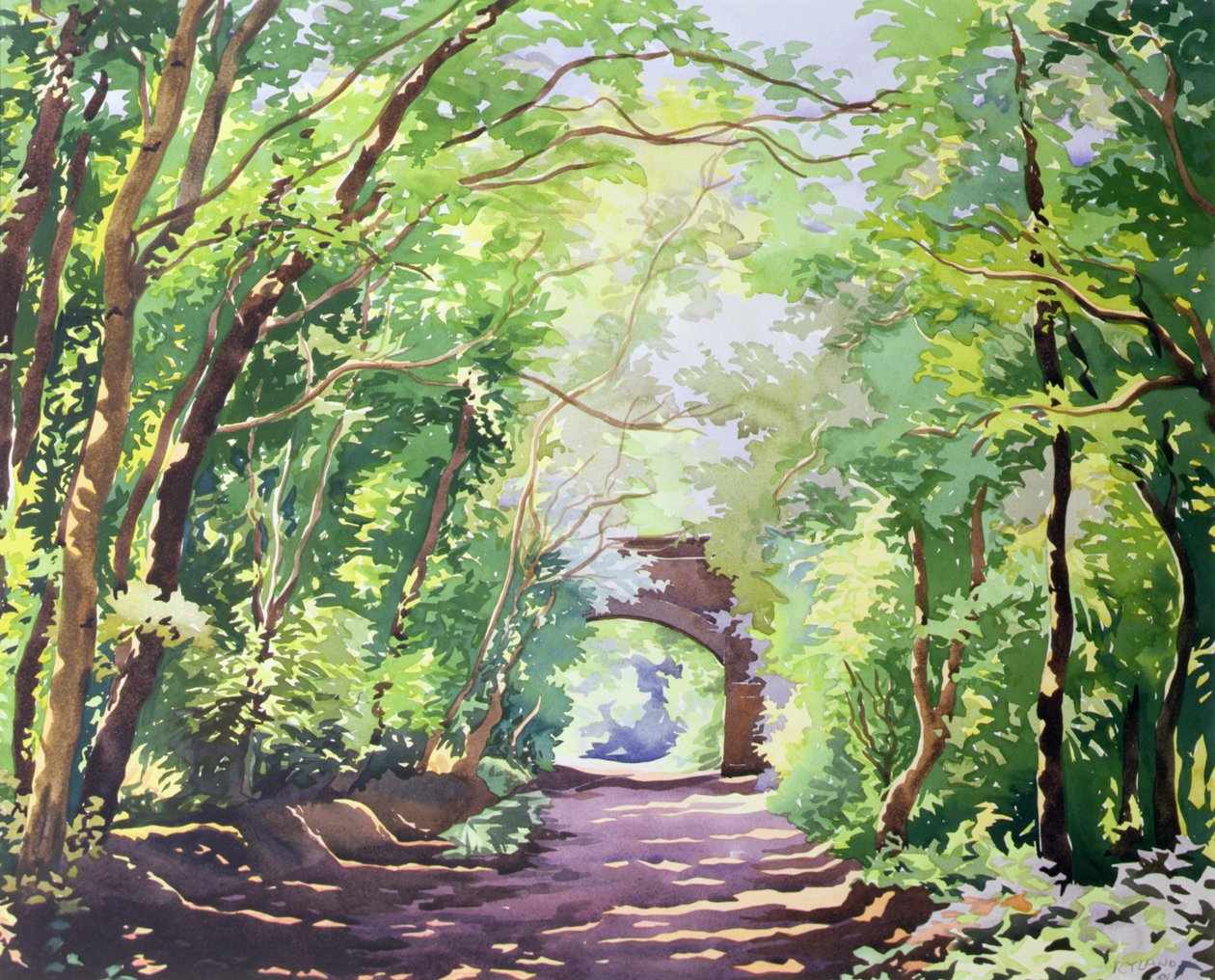 The Valley Walk, Sudbury, 2001 (wc papíron) alkotó: Christopher Ryland