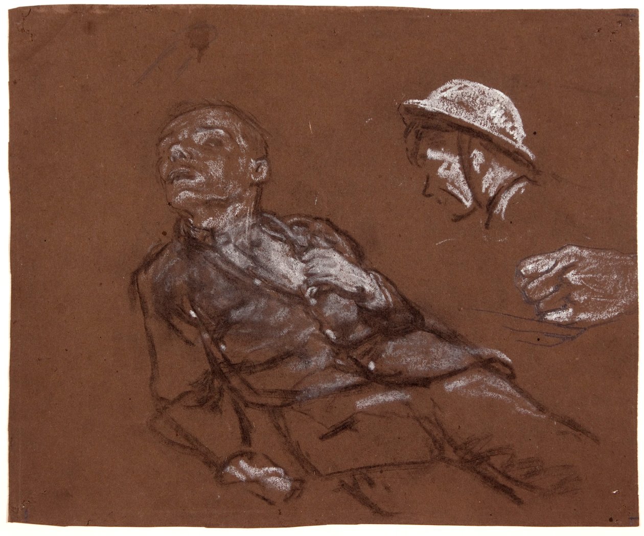 Tanulmányok a „Mametz Wood” számára, 1916. alkotó: Christopher Williams
