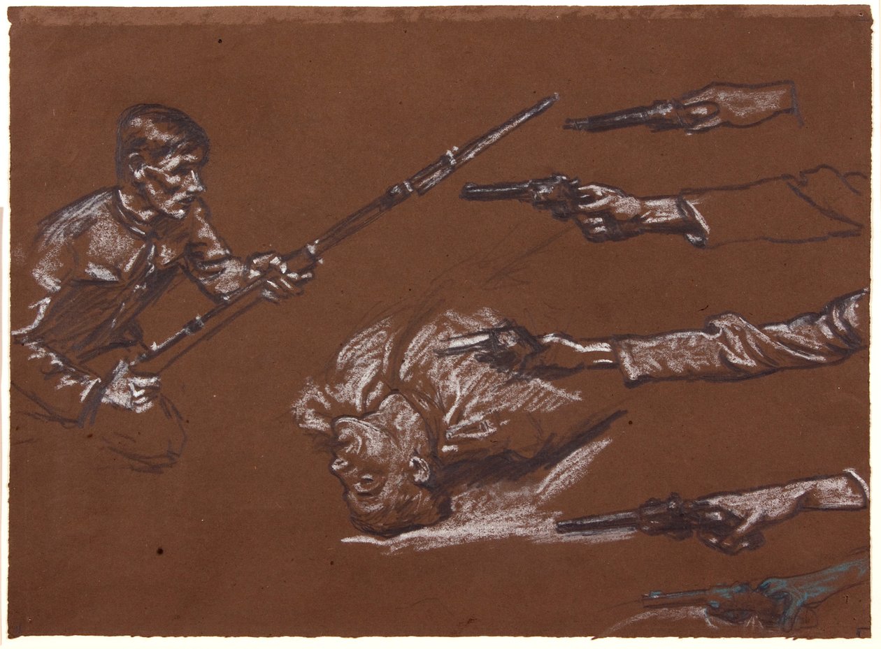 Tanulmányok a „Mametz Wood” számára, 1916. alkotó: Christopher Williams