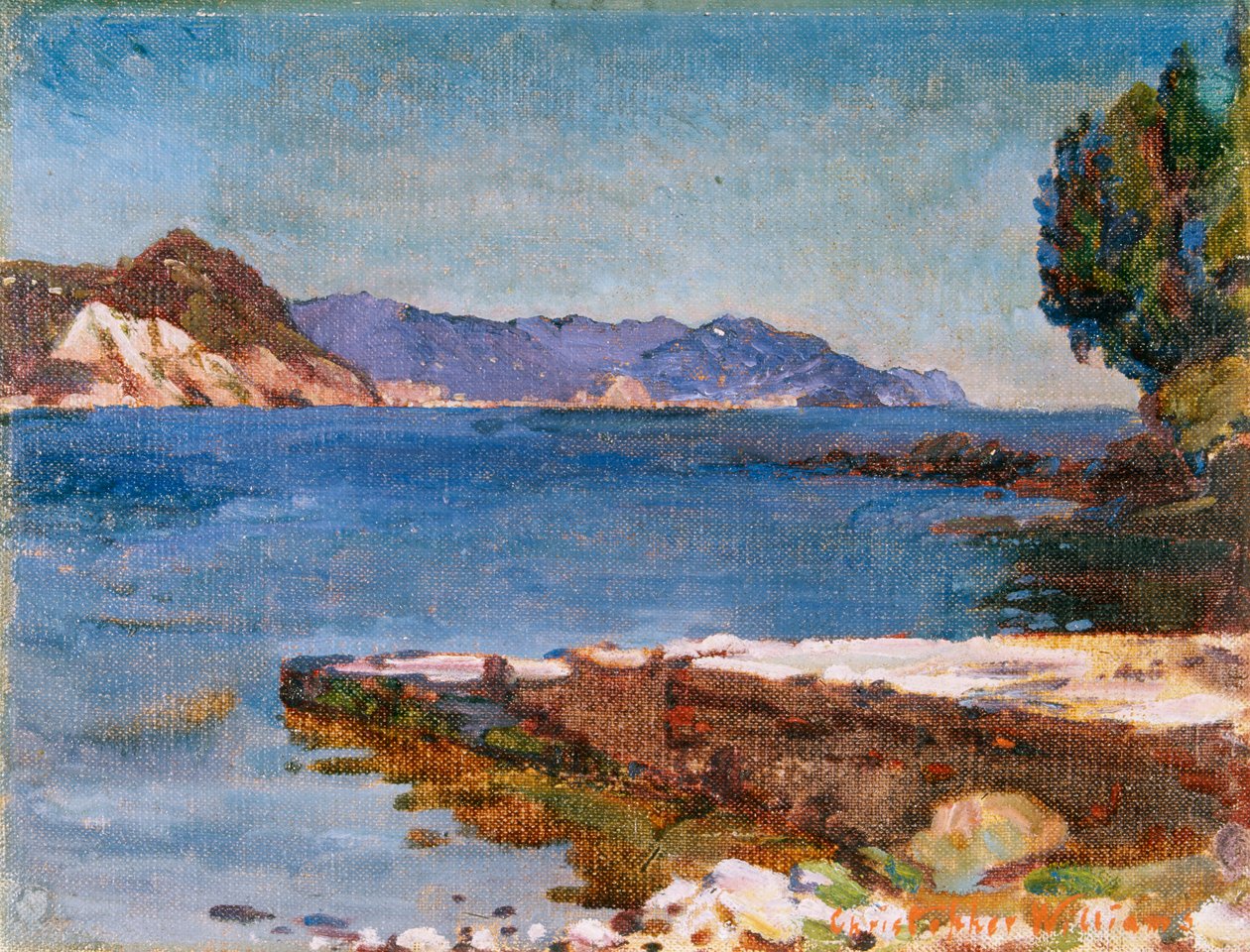 „A Ligur-tenger partja Rapallotól”, 1893-1934 alkotó: Christopher Williams