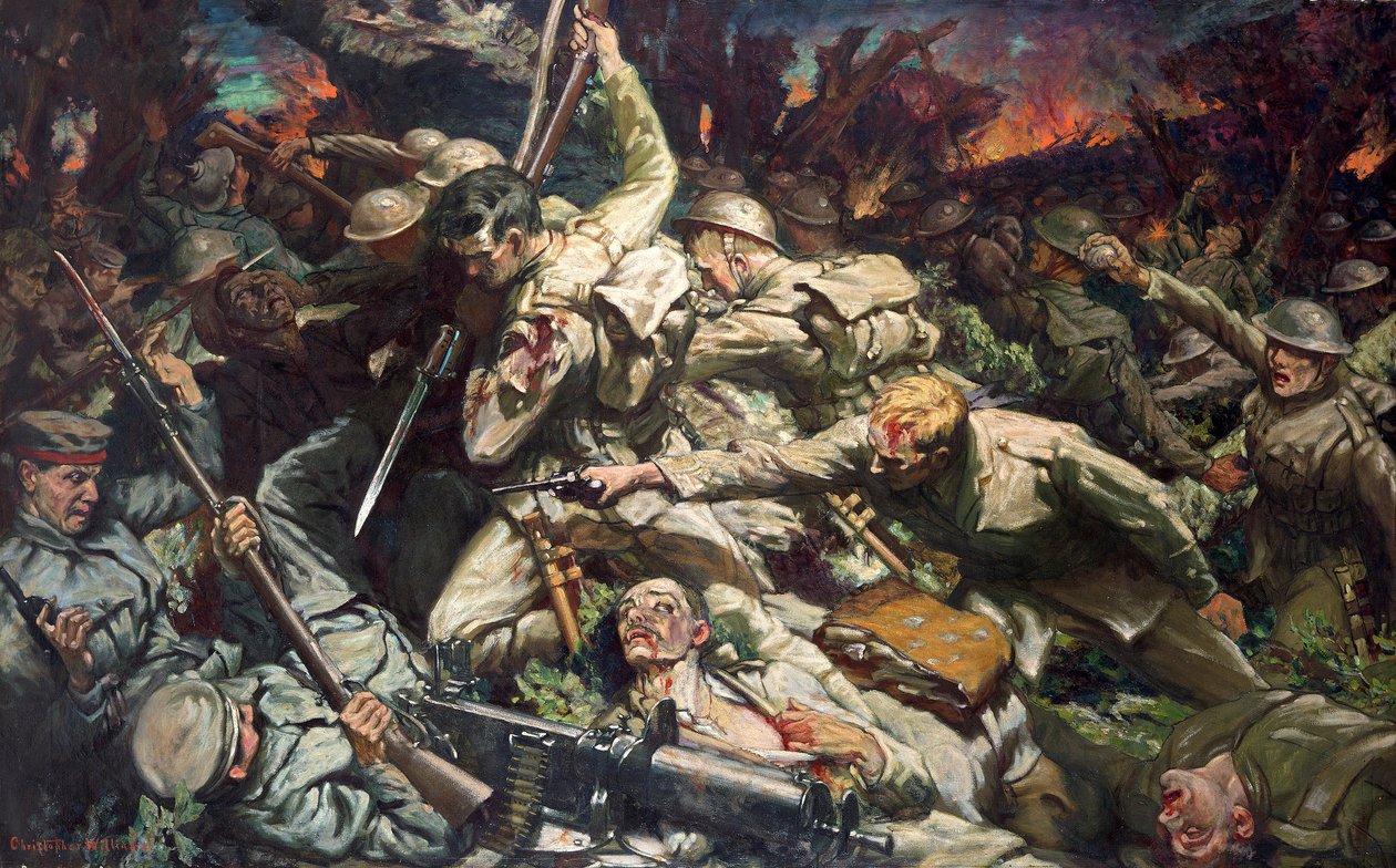 "A walesiek a Mametz Woodban", 1916-1934 alkotó: Christopher Williams