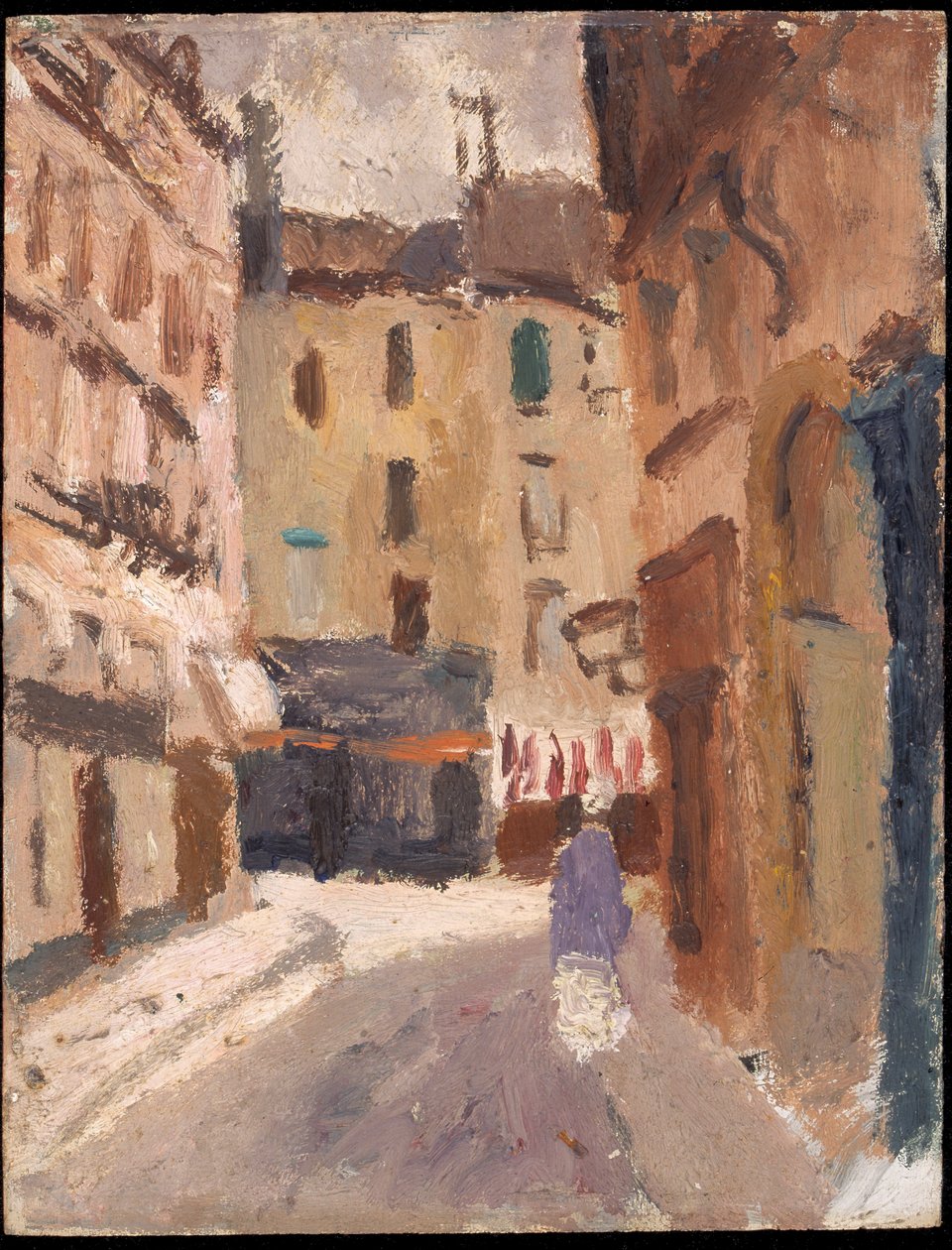 „Egy utca Nantes-ban”, 1920-1930 alkotó: Christopher Wood