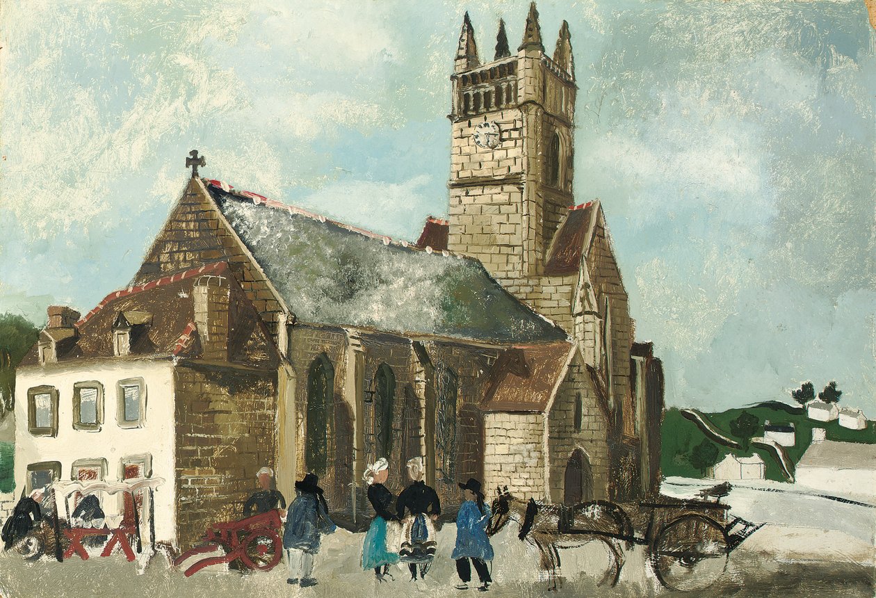 Templom és piac, Bretagne alkotó: Christopher Wood