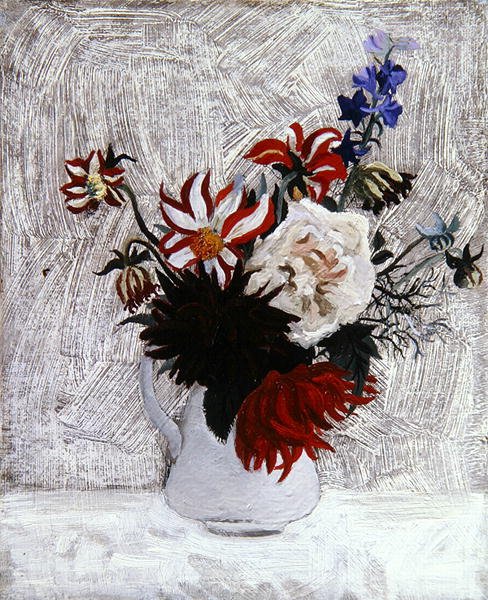 Dáliák és Larkspur alkotó: Christopher Wood
