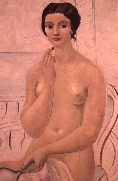 Rúzsos lány, 1925 körül alkotó: Christopher Wood