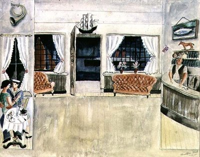A Ship Inn bárja, St. Ives alkotó: Christopher Wood