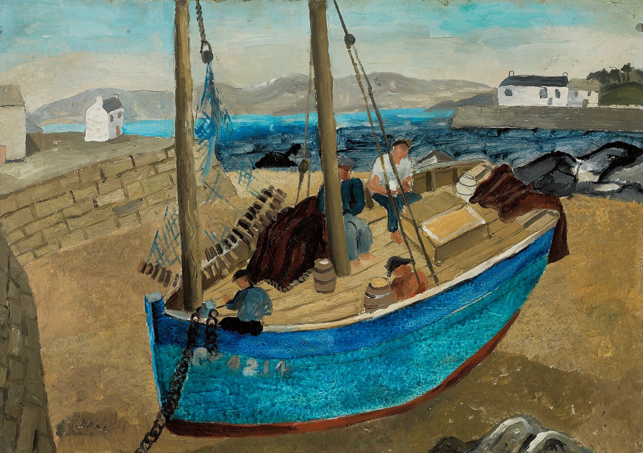 A kék csónak alkotó: Christopher Wood