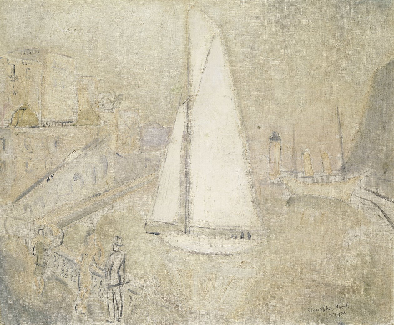 A fehér jacht Monte Carlóban alkotó: Christopher Wood