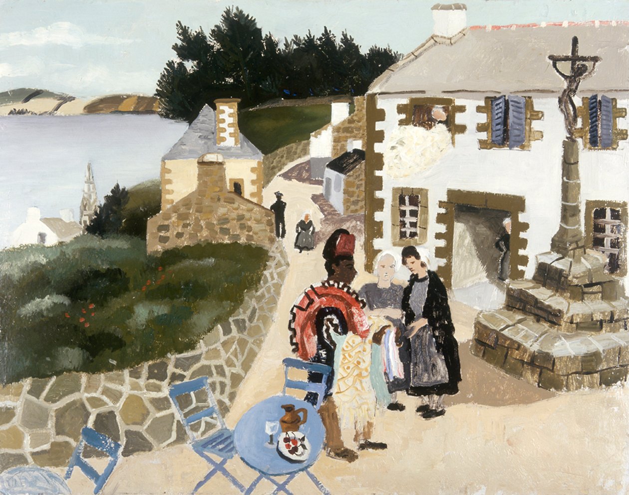 "A szőnyegárus, Treboul", 1930 alkotó: Christopher Wood