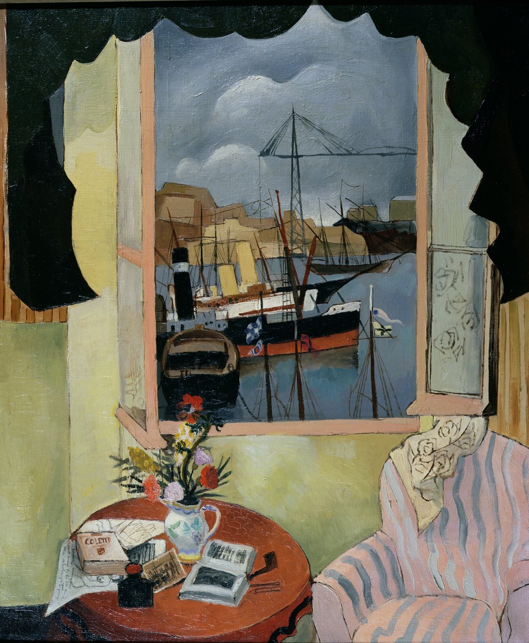 Marseille-i ablak, 1927 alkotó: Christopher Wood