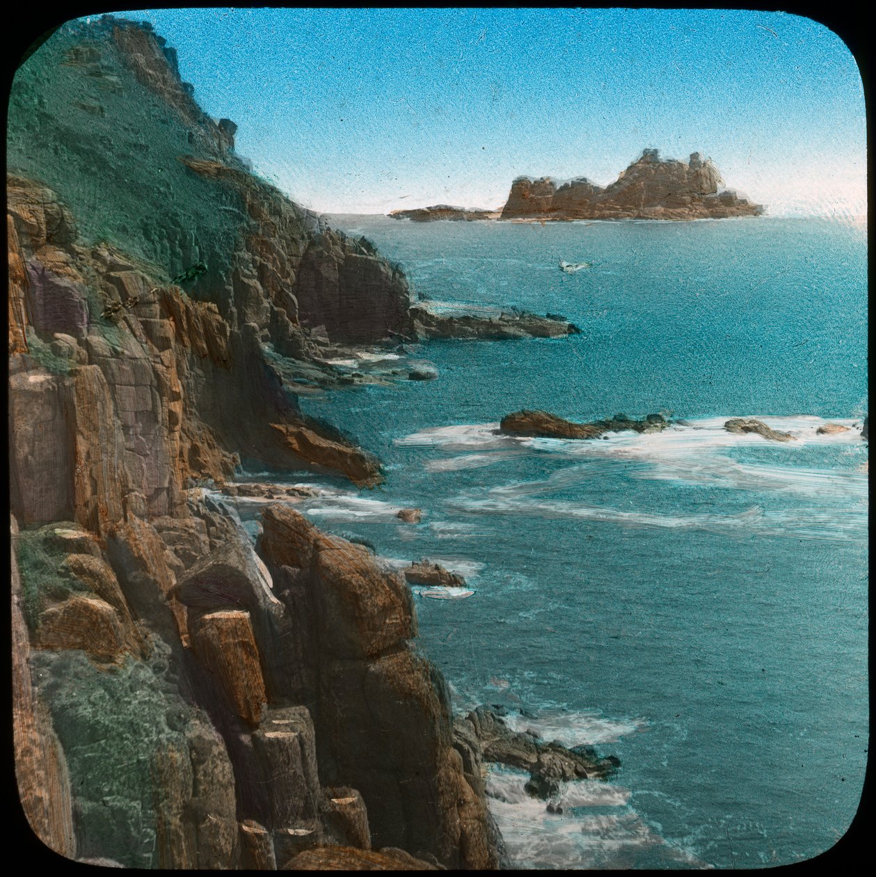 Lands End, Cornwall, 19. század vége vagy 20. század eleje alkotó: Church Army Lantern Department