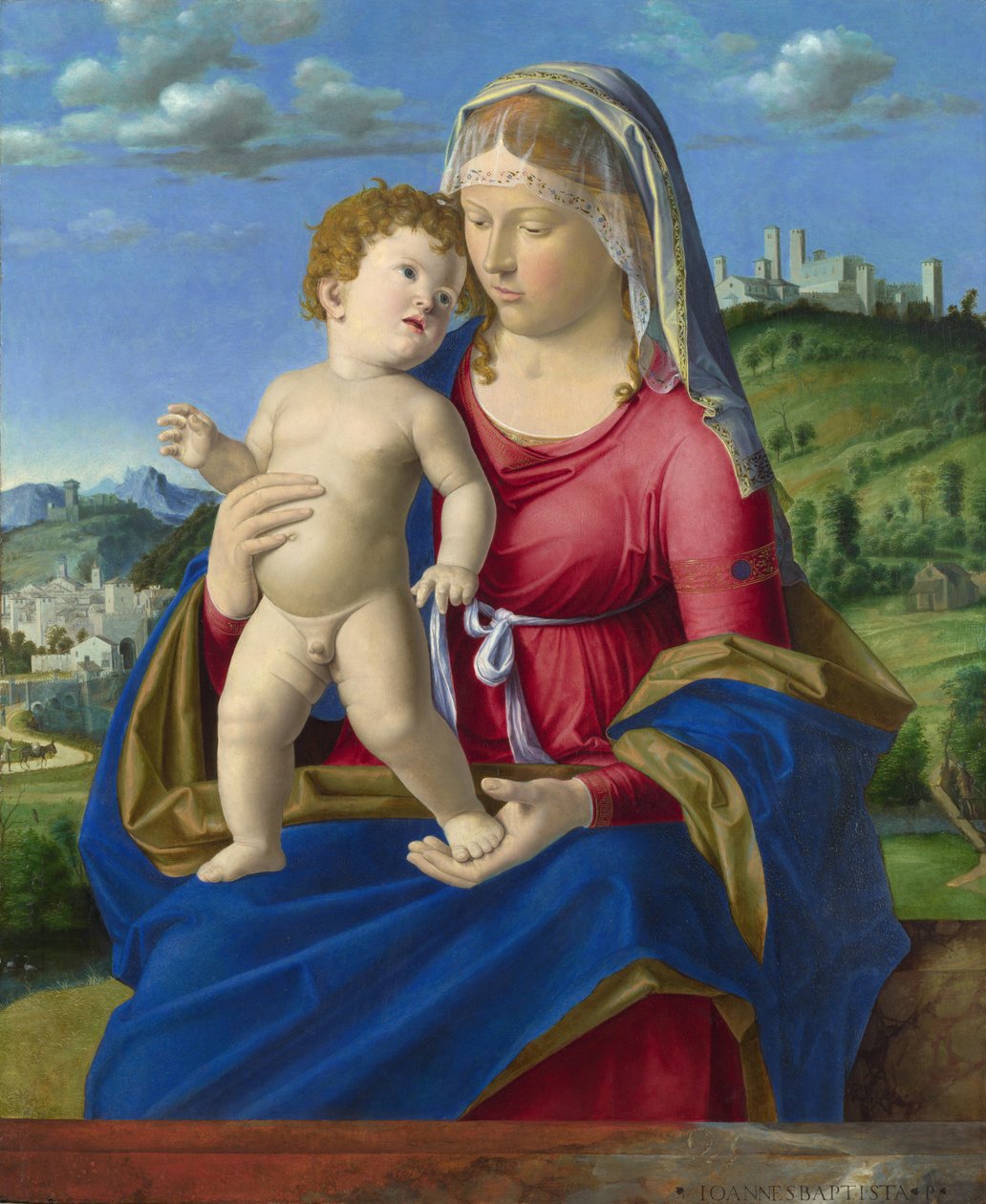 A Szűzanya és gyermeke alkotó: Cima da Conegliano