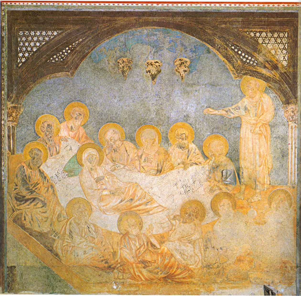 Mária halála alkotó: Cimabue