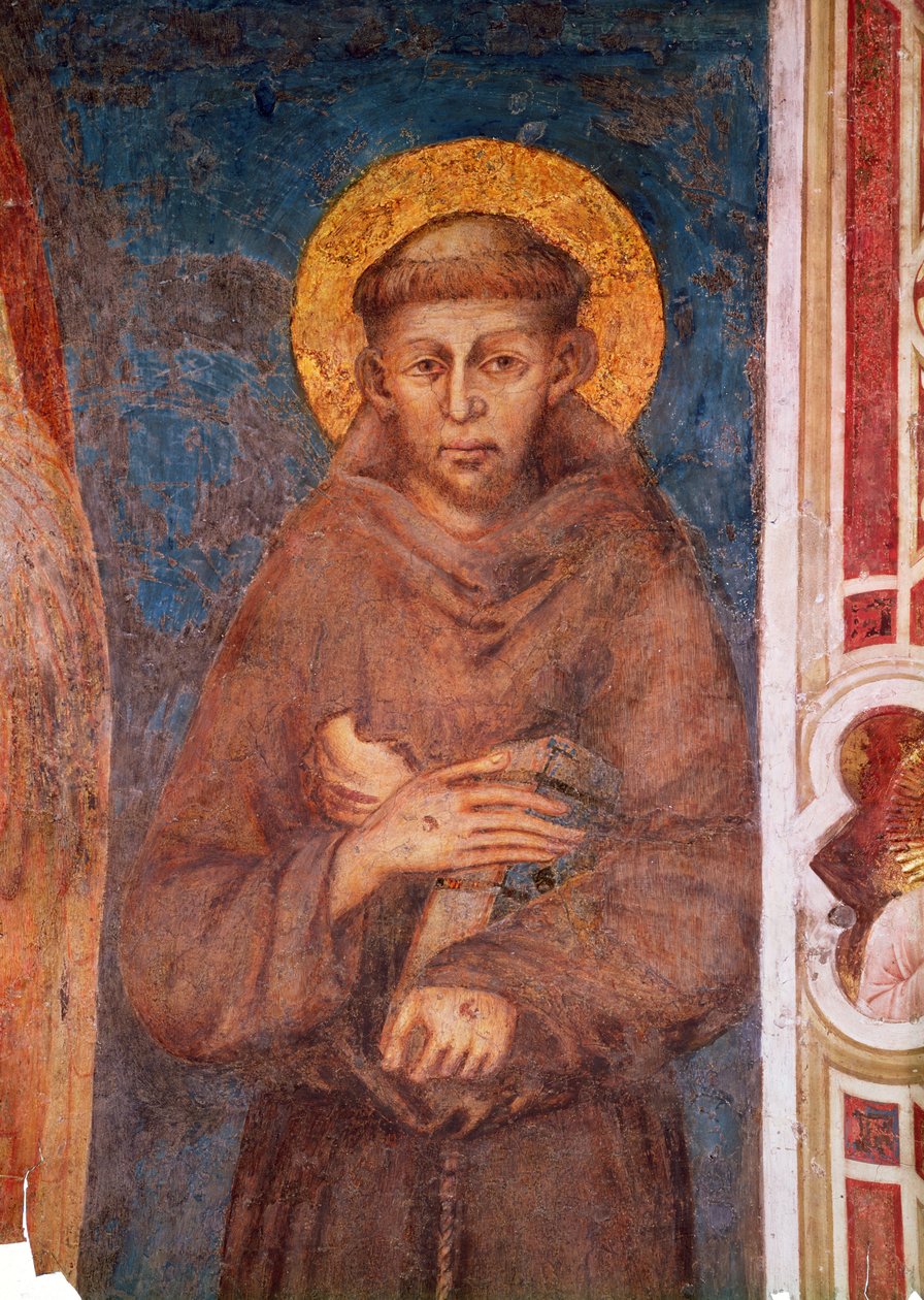 Szent Ferenc (440729 részlet) alkotó: Giovanni Cimabue